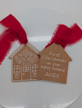 Load image into Gallery viewer, First Christmas in our new home POSTAL OPTION