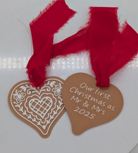 Load image into Gallery viewer, First Christmas as Mr &amp; Mrs POSTAL OPTION

